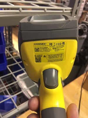 Cognex Scanner 2D Barcodes example product tag