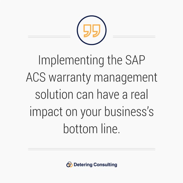 SAP ACS Warranty Management Solution quote2