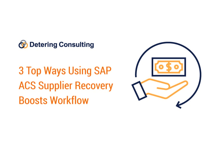 SAP ACS supplier recovery inset