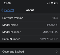 iphone serial number example - warranty and AppleCare coverage expired