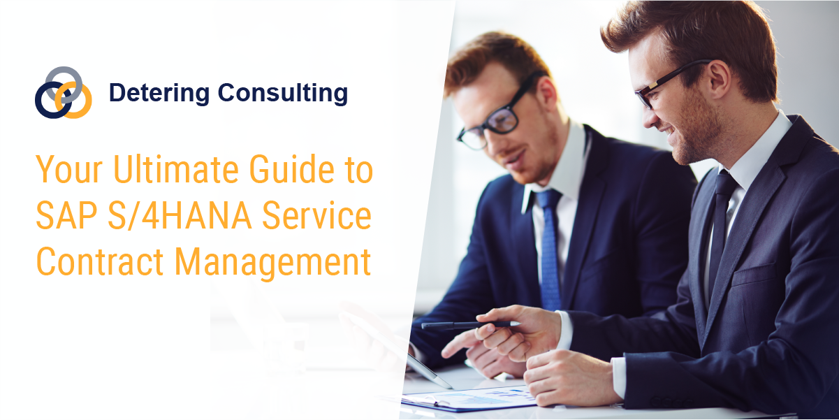 SAP S4HANA service contract management